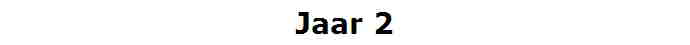 Jaar 2