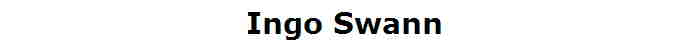 Ingo Swann