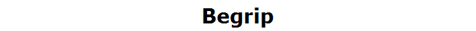 Begrip