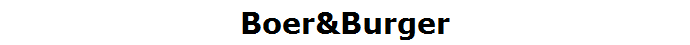 Boer&Burger