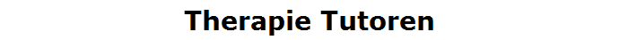 Therapie Tutoren