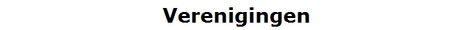 Verenigingen
