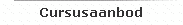 Cursusaanbod