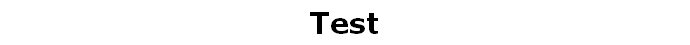 Test