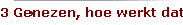 3 Genezen, hoe werkt dat?