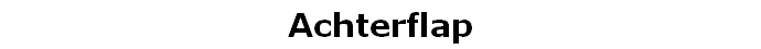 Achterflap