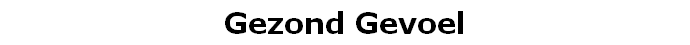 Gezond Gevoel