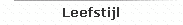 Leefstijl