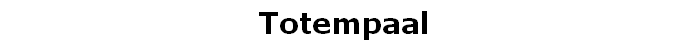 Totempaal